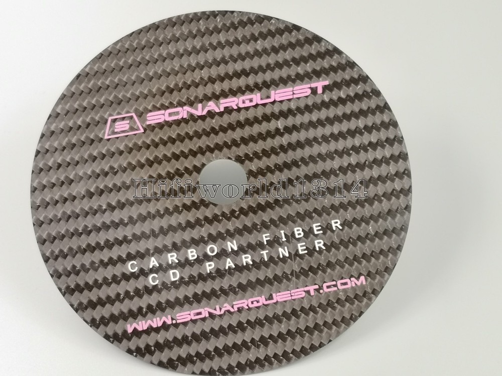 1x Hifi Carbon Fiber Precision CD Mat Stabilizer Harmonizer Partner