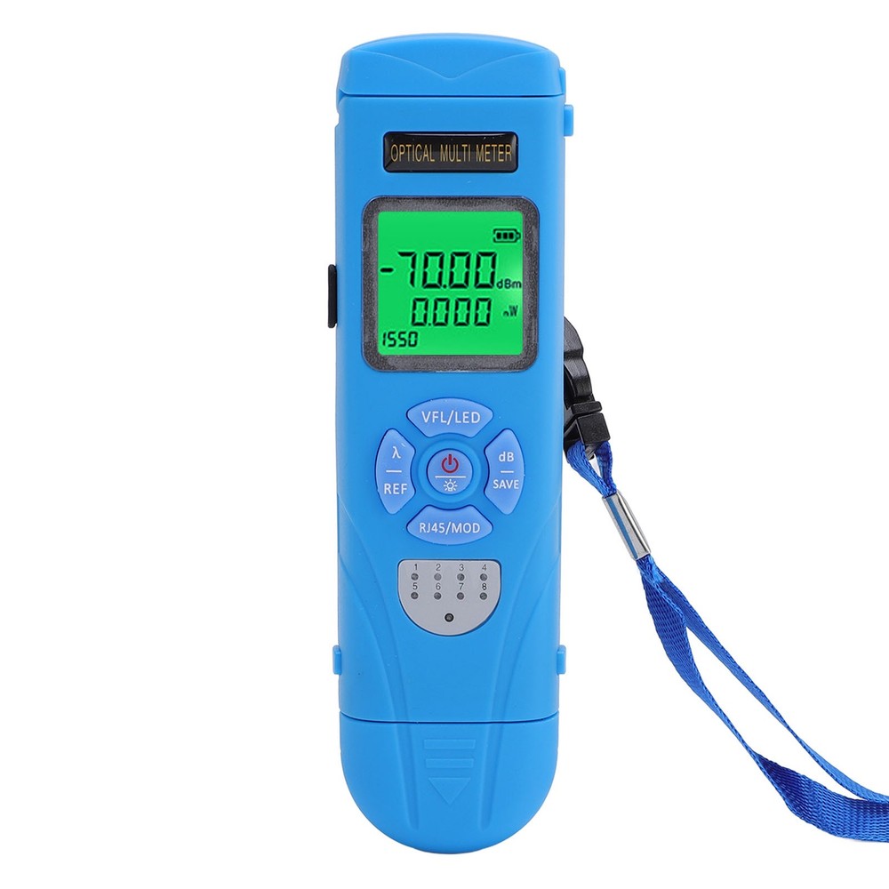 Multi Function Optical Power Meter 10 Wavelengths OPM VFL For Network Maintenanc