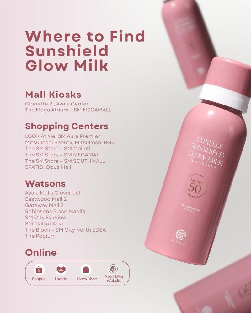 Luxelle Sunshield Glow Milk