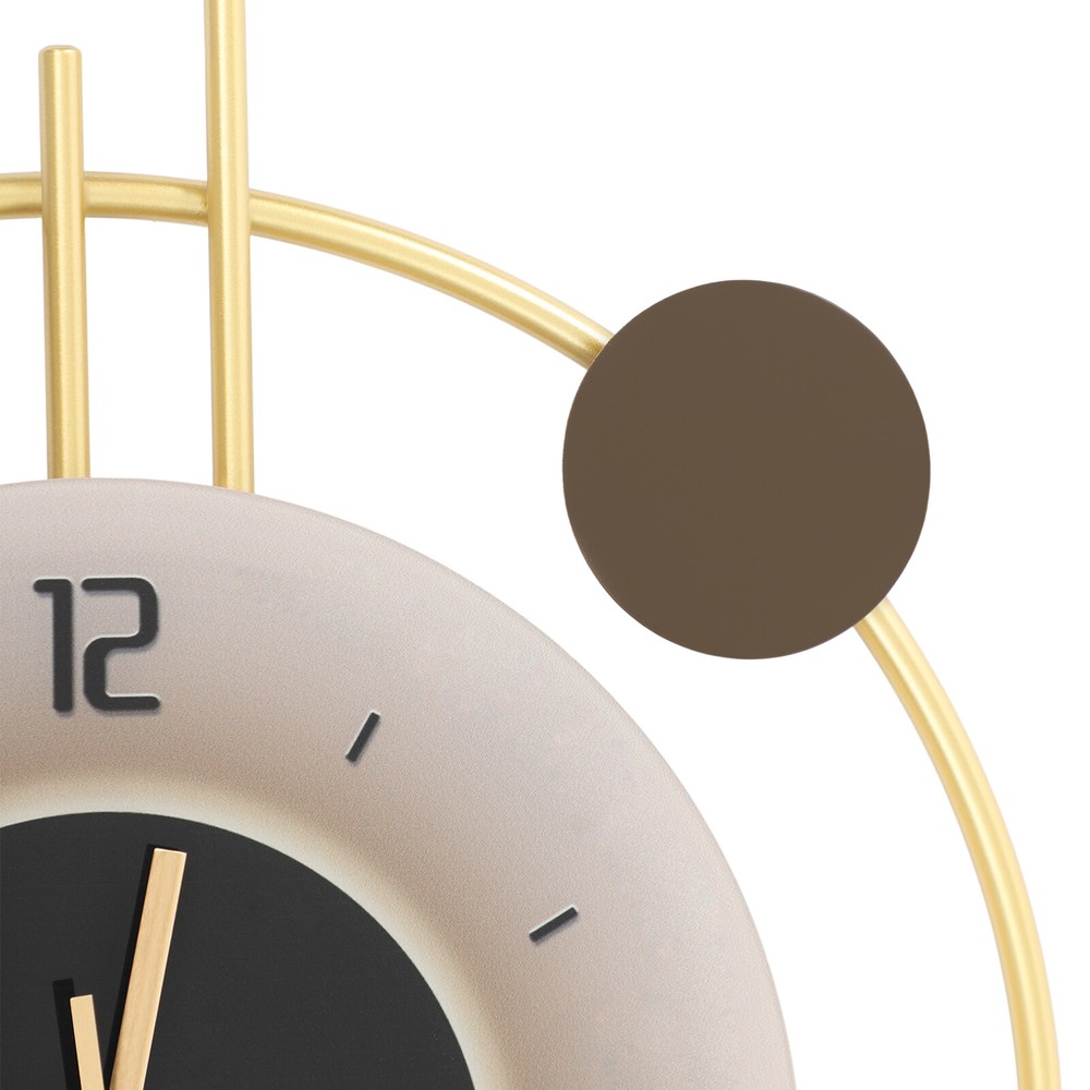 Modern Wall Clock, LED Lighting Wall Clock, Large Gold Decorative Wall Clock