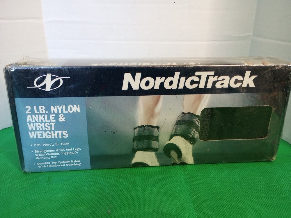 Nordic Lifting Adjustable Ankle Wrist Weights 2 Pack 1LB