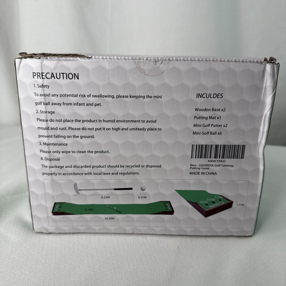 2 Player Mini Tabletop Golf Putting Game