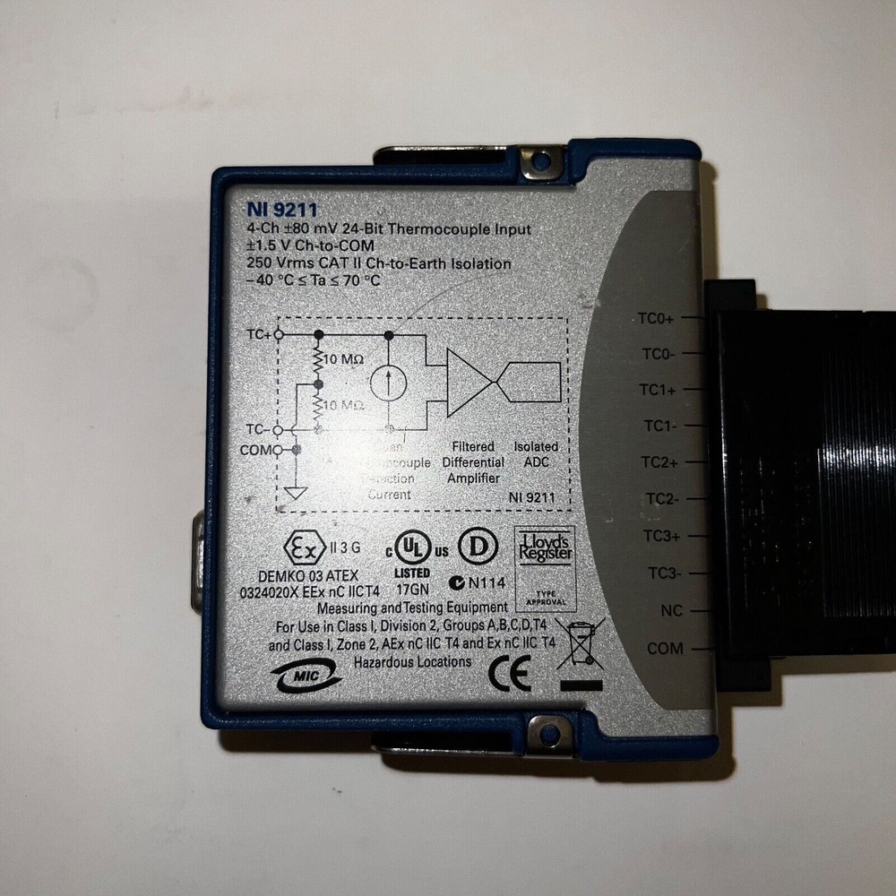 National Instruments NI 9211 cDAQ Temperature / Thermocouple Input Module