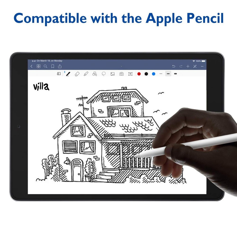 Mothca Matte Glass Screen Protector for iPad 9.7 Inch(2018/2017 Model, 6th/5t...