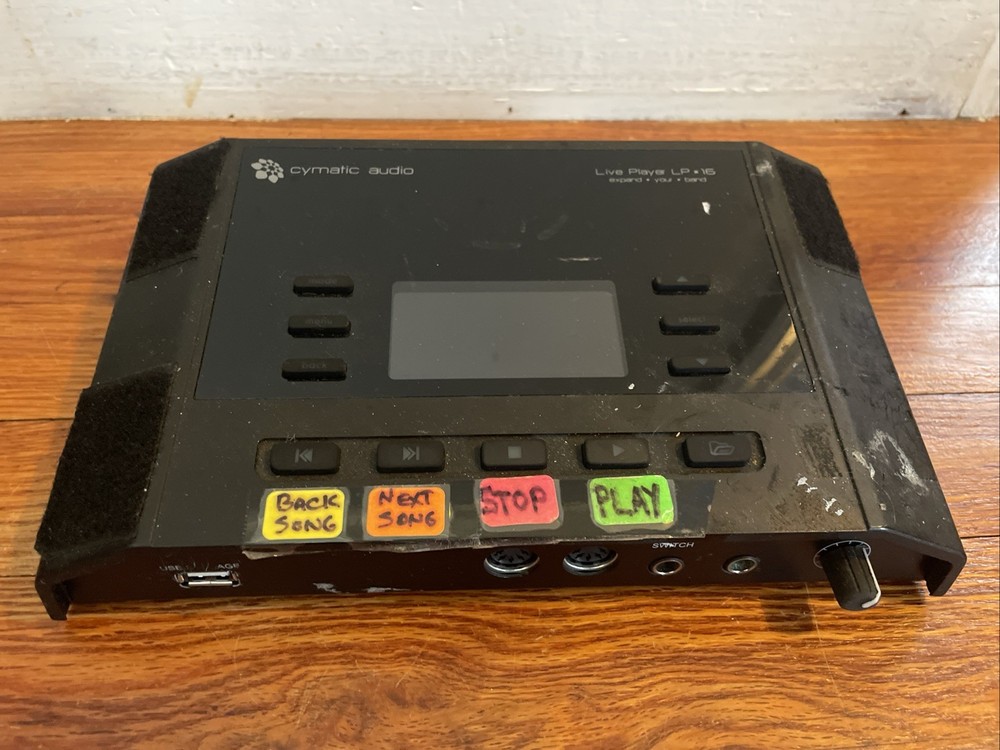 Cymatic Audio Live Player LP-16 16 Track Backing Track Player USB Interface #3