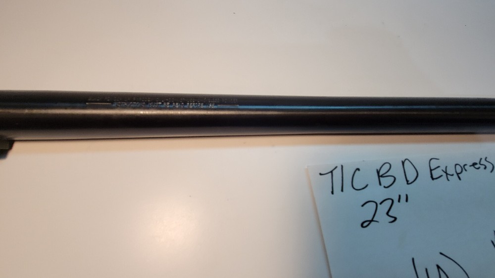 T/C Black Diamond .50 Cal. Inline Muzzleloader Express Barrel No Breech Plug (U)