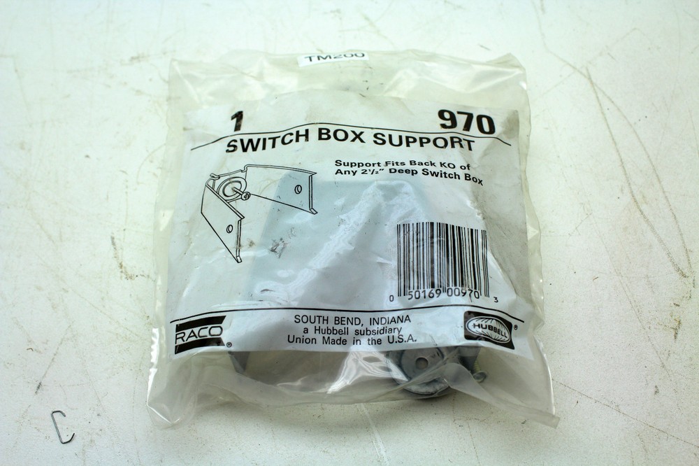 Hubbell Switch Box Support 2 1/2'' Deep Switch Box 970