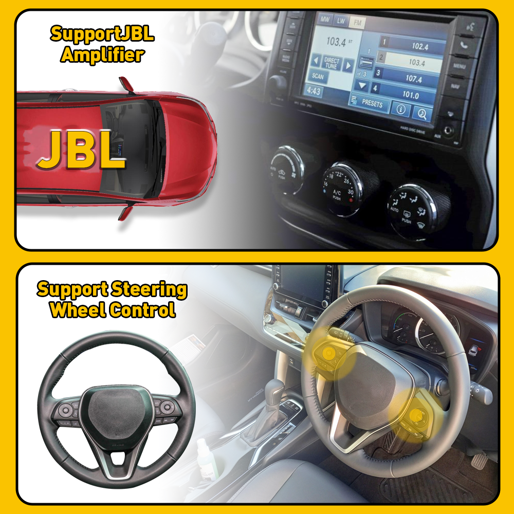 For Toyota Car Stereo Radio Power Harness Cable Wire Adapter Support JBL AMP