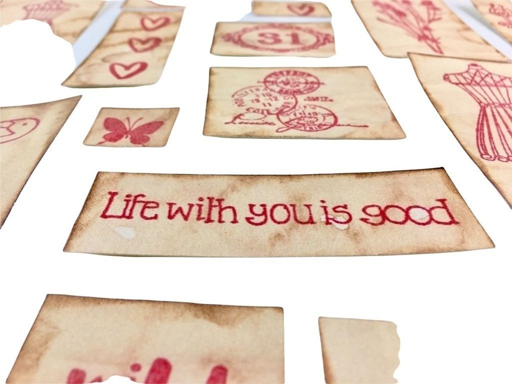 Junk Journal Romance Theme Ephemera Rustic Die Cuts Set 30 Pcs u Scrapbooking E