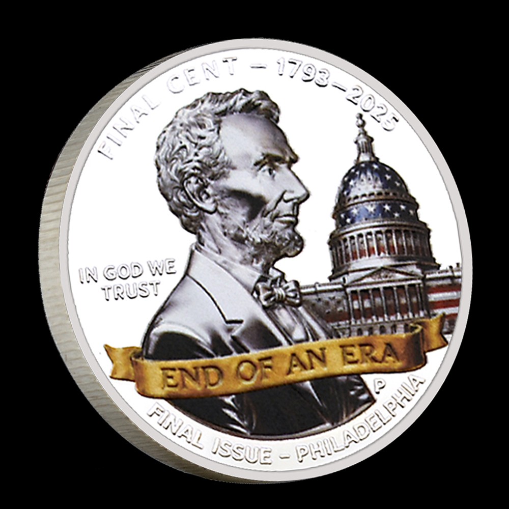 End of an Era Lincoln Penny Commemorative Coin Collectible Gift