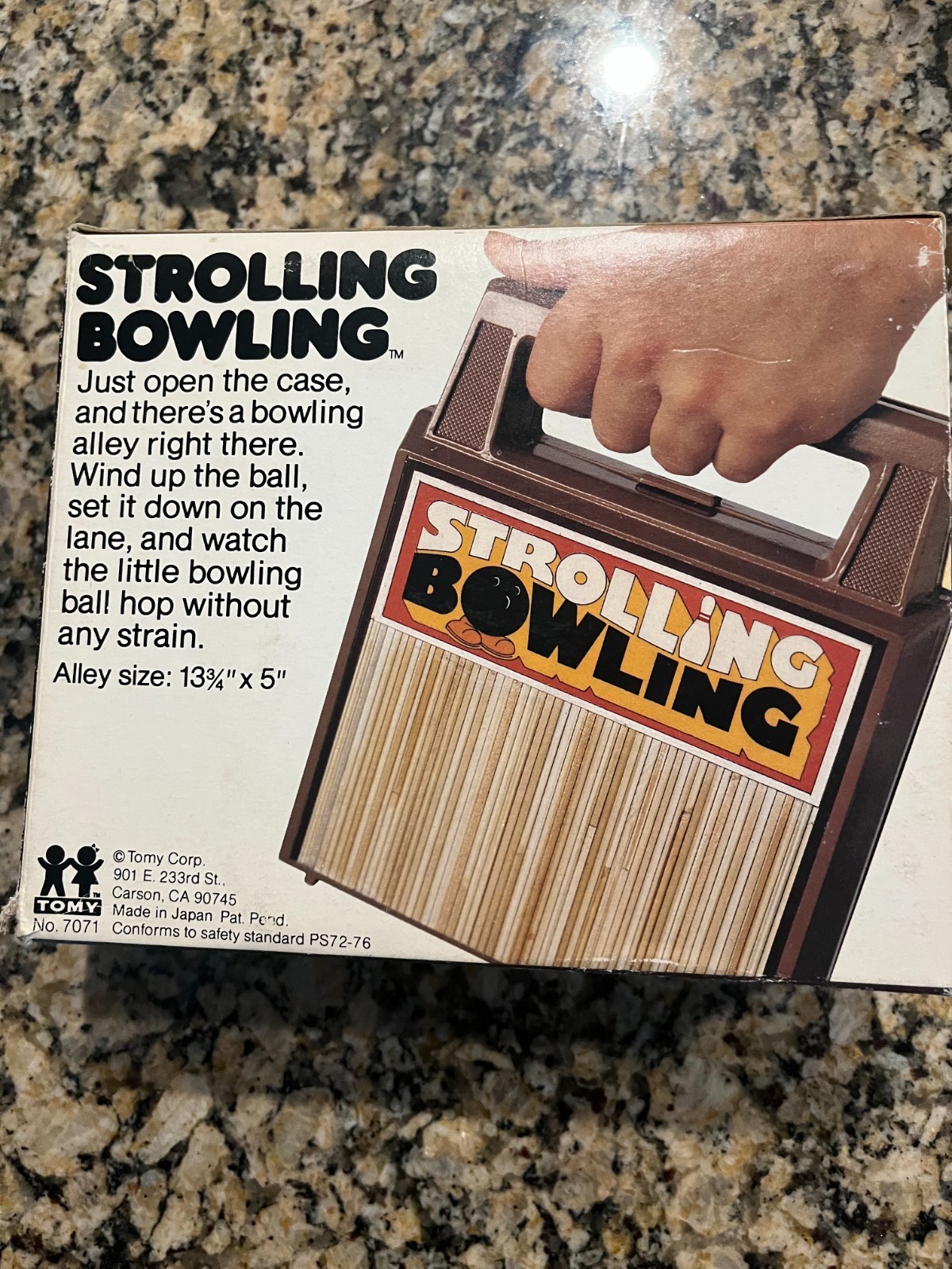 Vintage 1980 Tomy Strolling Bowling Wind Up Game (Ball Not Working)