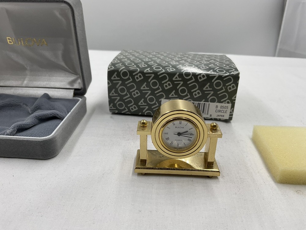 Bulova Miniature Collection - B0505 "Nanette" Platform Clock