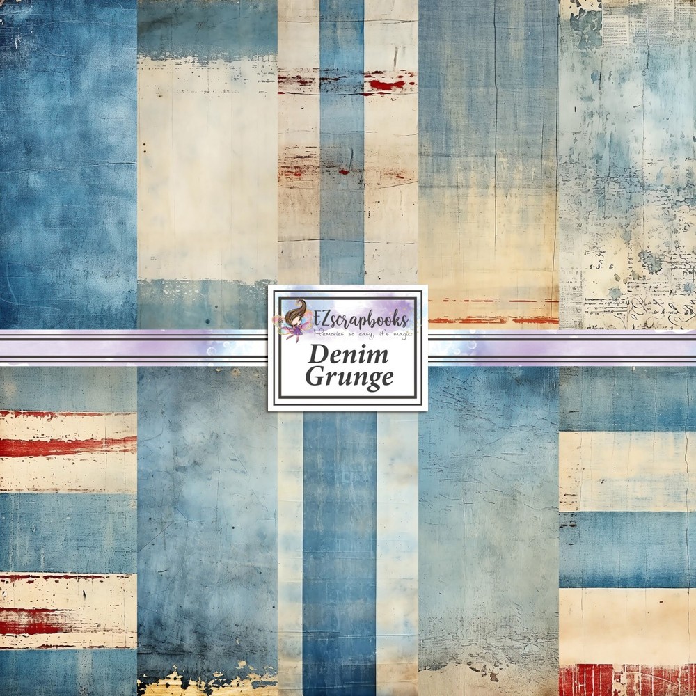 DENIM GRUNGE - Paper Pack