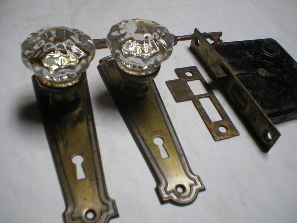 Antique Art Deco Era Door Hardware