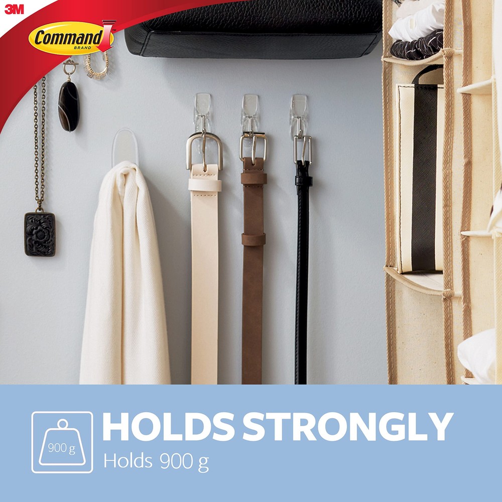 Command Clear Medium Wire Toggle Hooks 6 Pack Damage Free Wall Hangers