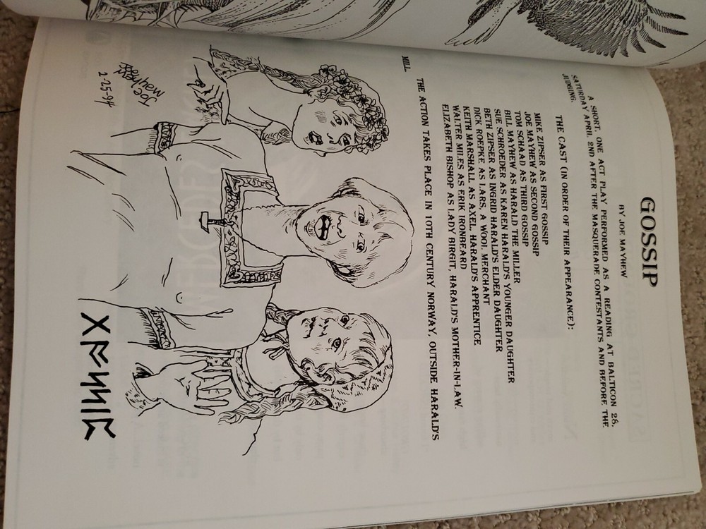 Balticon 28 Science Fiction Convention Program 1994