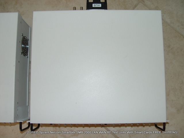 2 Spirent Netcom Smartbits SMB-2000 LAN WAN RF Test Units Smart Cards FREE SHIPP