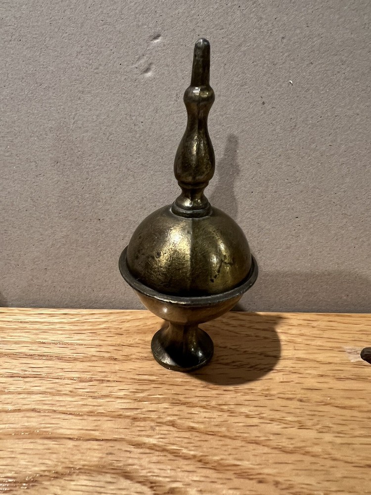 ANTIQUE/VINTAGE CLOCK SOLID BRASS TOP FINIAL