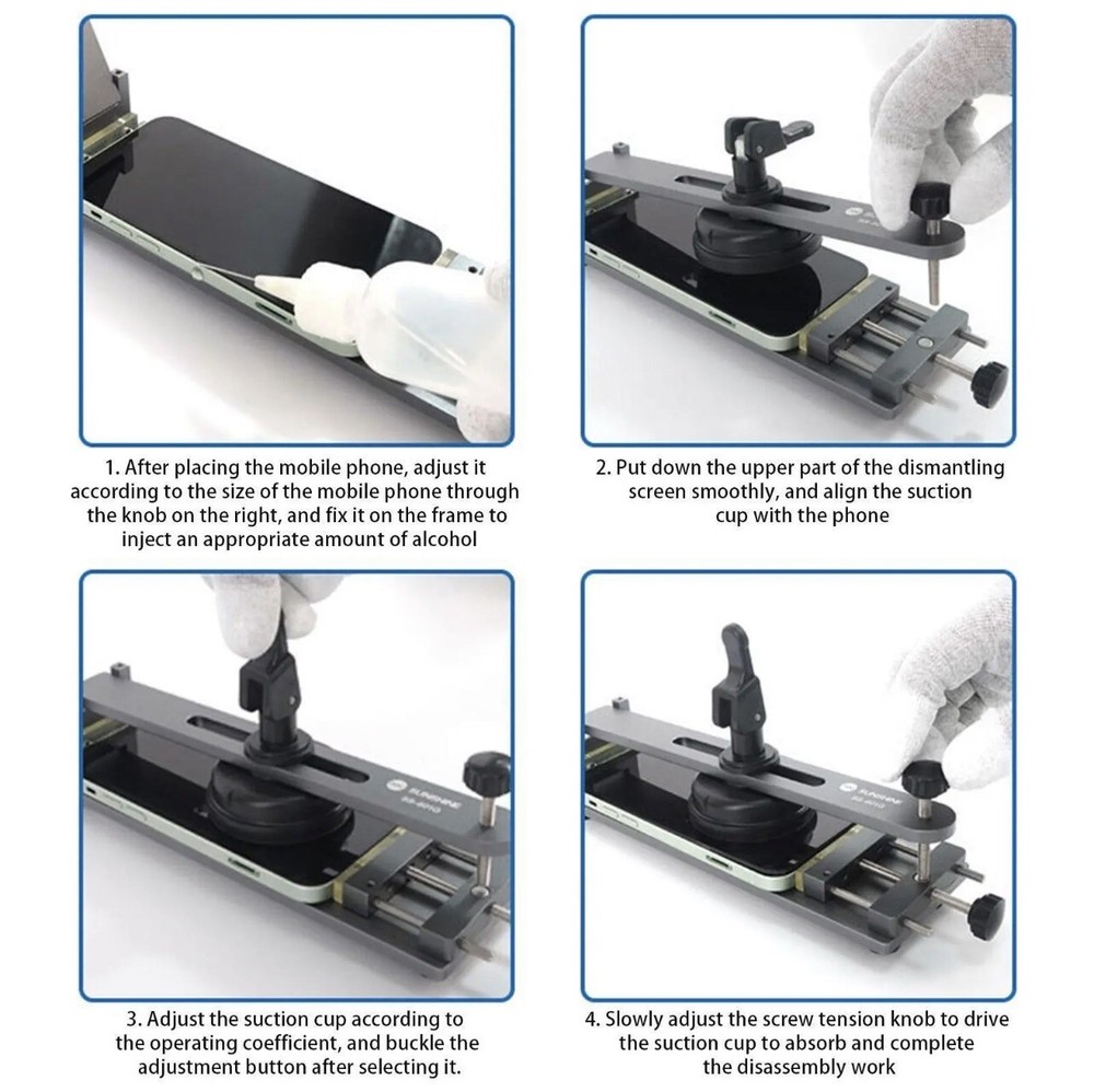Fixture Open Screen Separator/Split Screen Tool For iPhone XS 12 14 15 Pro Max 8