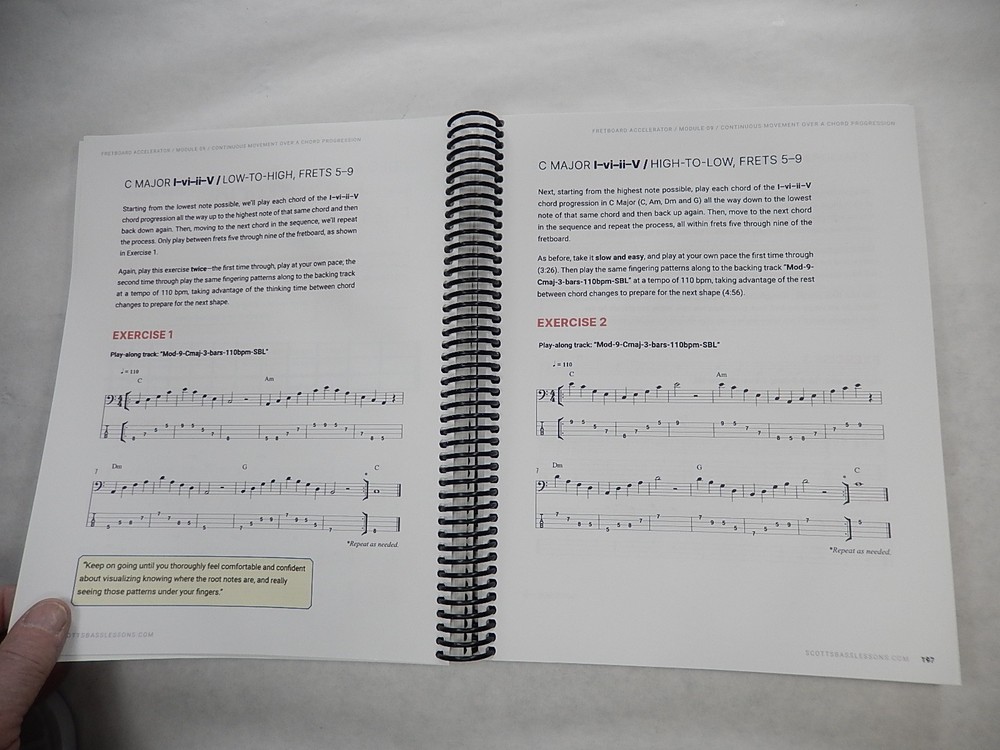The Fretboard Accelerator: The Complete Lessons, Modules 01-16, 2022, Workbook