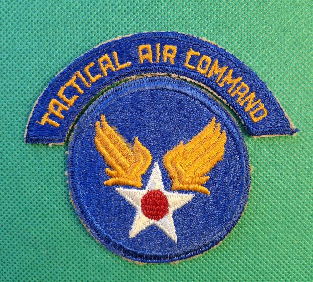 US Army Air Force Early Post WW2 Tactical Air Command Tab Patch