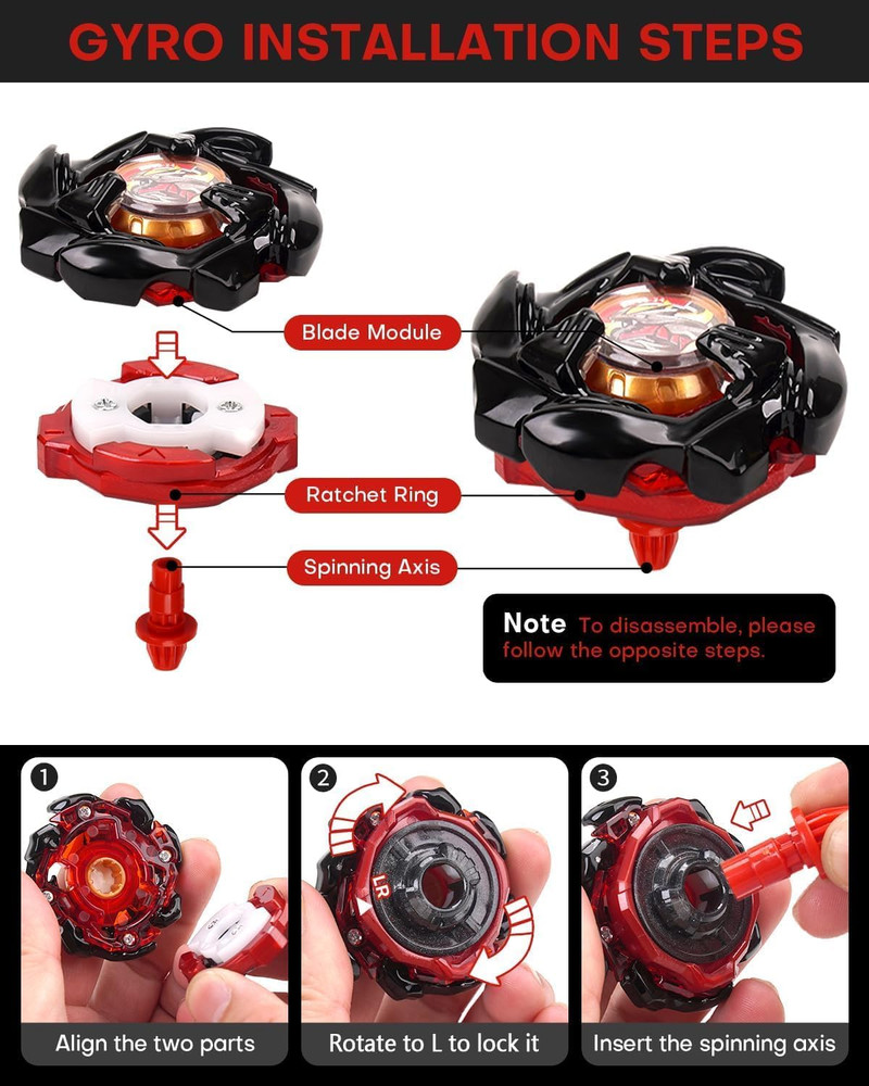 Left-Spin X Top with String Launcher Pack, Fun Battling Game, Attack Type X Seri