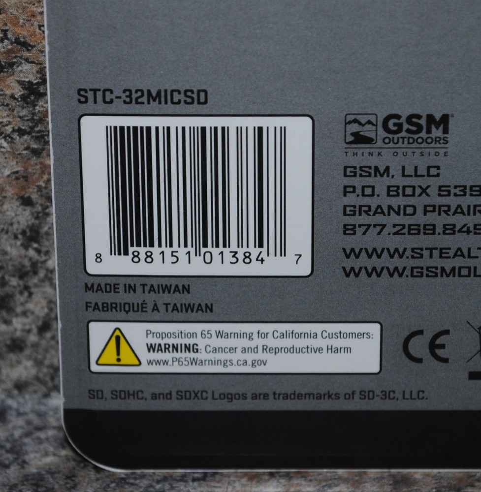 Stealth Cam 32GB Micro SDHC Memory Card