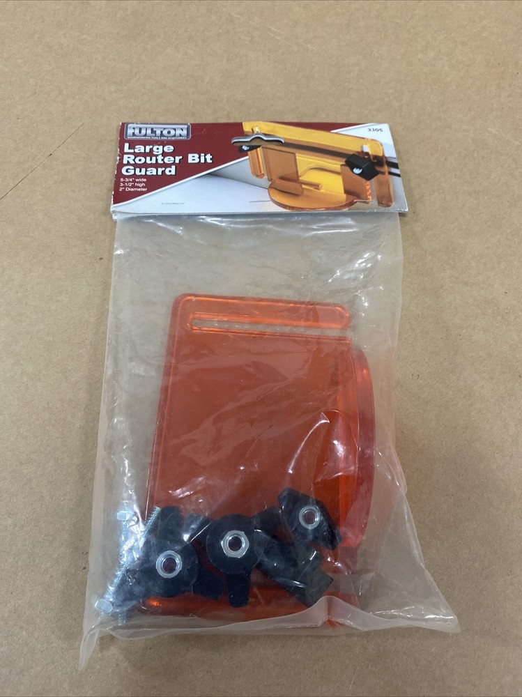 FULTON 3305 large Router Bit Guard Kit w/Mounting Hardware