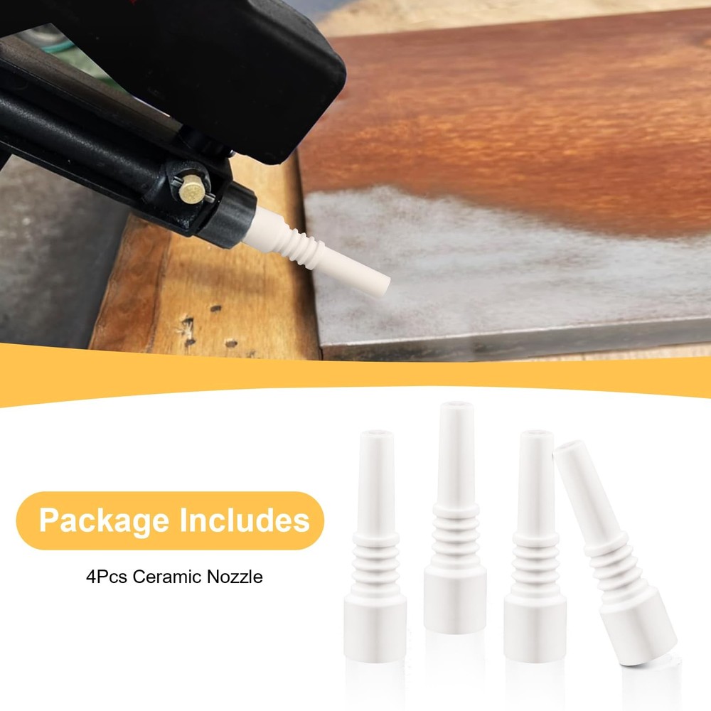Sand Blaster Ceramic Nozzles Replacement Sandblasting Tips, 10mm Nectar Colle...