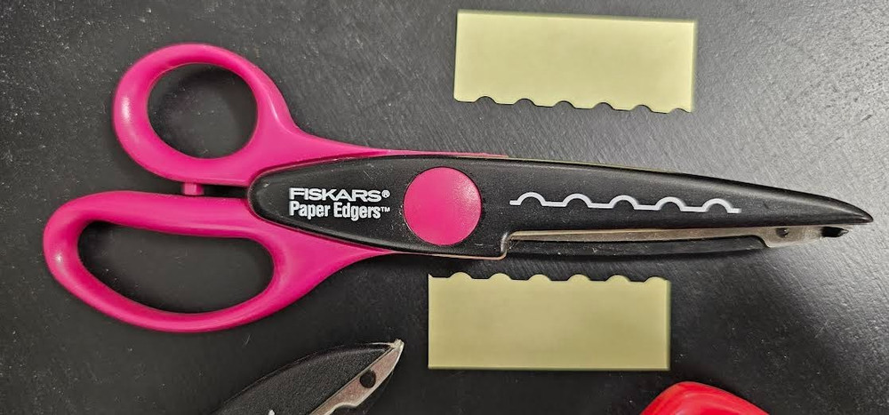 Decorative Edge Scissors, Fiscars, Creative Memories, 4 Different Cuts