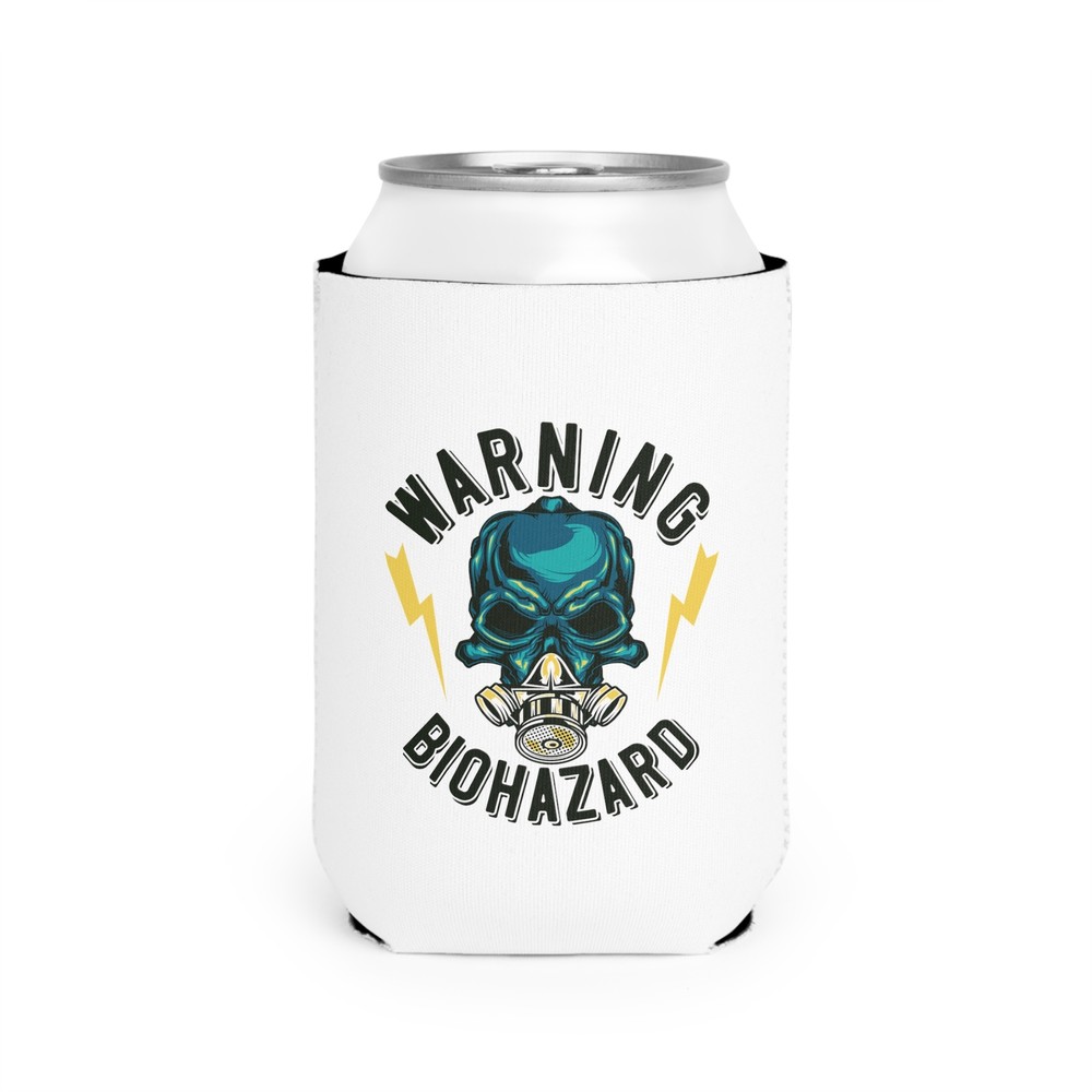 Warning Biohazard - Can Cooler Sleeve