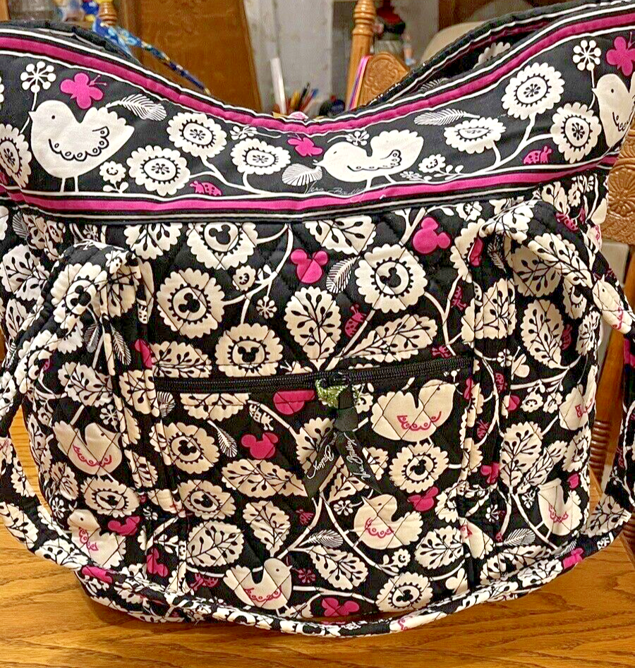 Vera Bradley Disney Vera Tote Mickey Meets Birdie NWT w/sm cosmetic or ZipID/lan