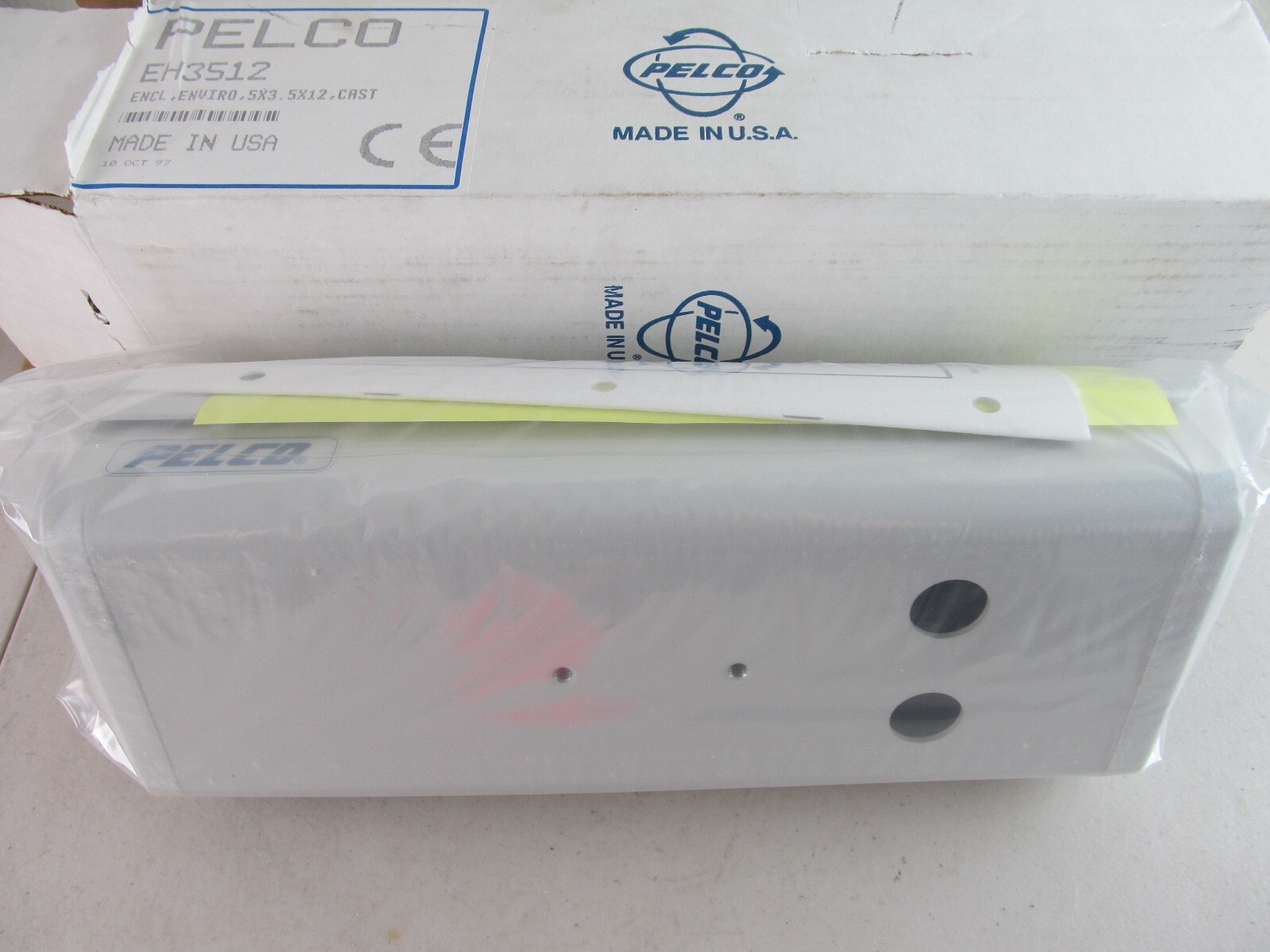 PELCO EH3512 5 x 3.5 x 12" Small Aluminum Enclosure, New, Open Box