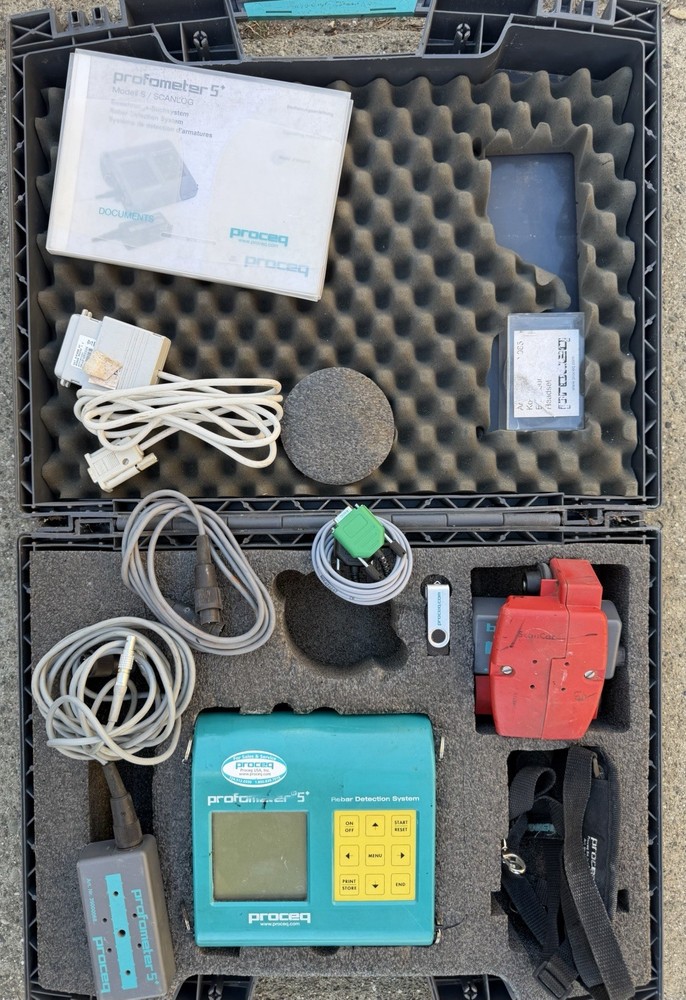 PROFOMETER 5+ rebar detection system, Model S Type Scanlog