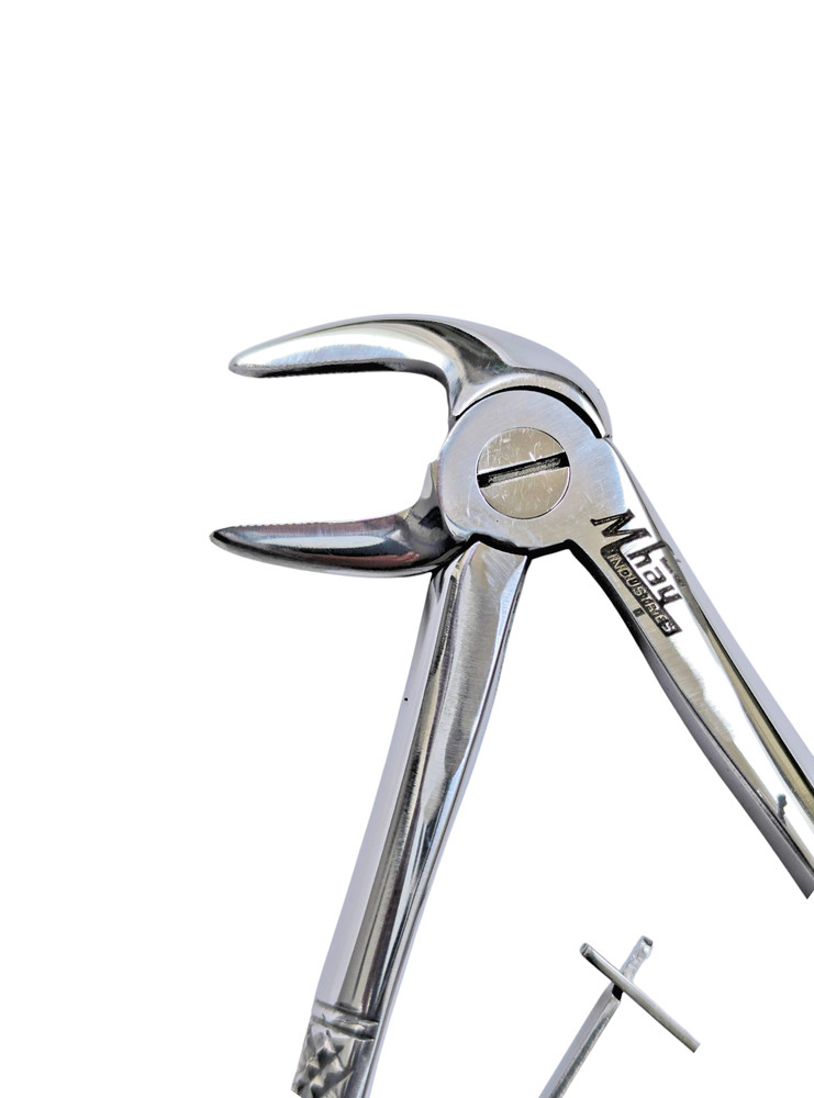 Dental Extraction 90° Curved Forceps 6" (Closed)