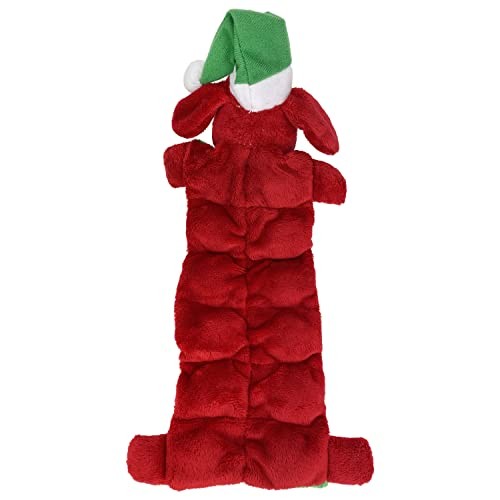 Multipet Loofa Christmas Squeaker Mat 12", Assorted