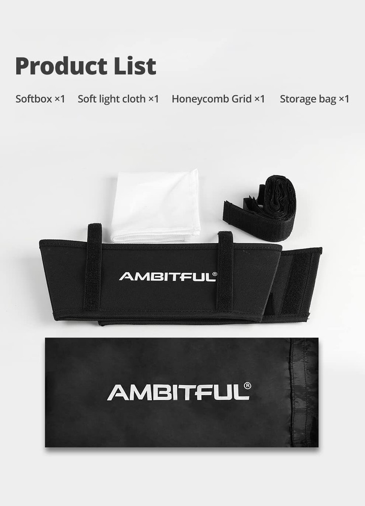 35.5cm x 29.5cm LED Video Light Diffuser Honeycomb Grid Softbox