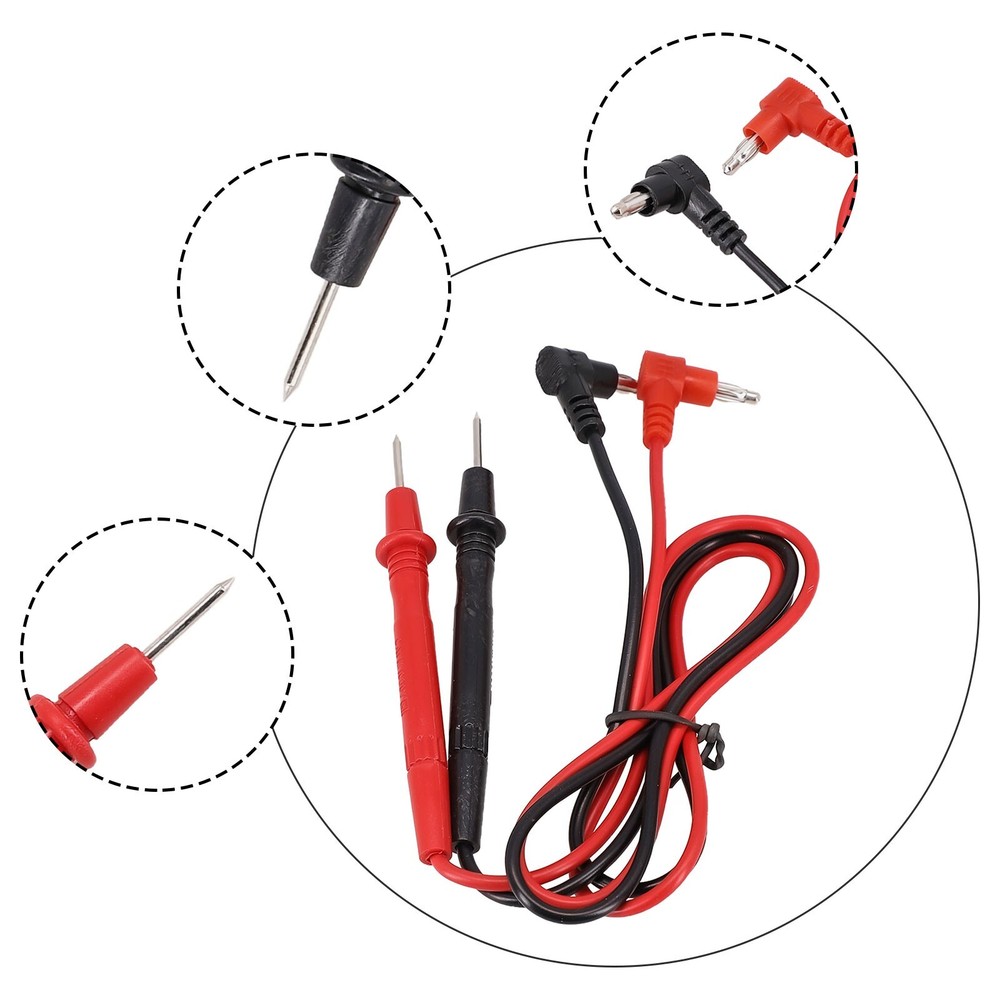 Dual Color For multimeter Replacement Test Leads 1 Pair 1000V 10A
