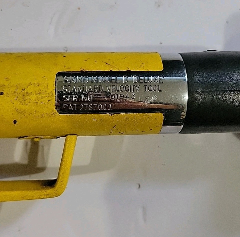 Ammo Concrete Nail Driver MODEL D Deluxe Standard Velocity Tool