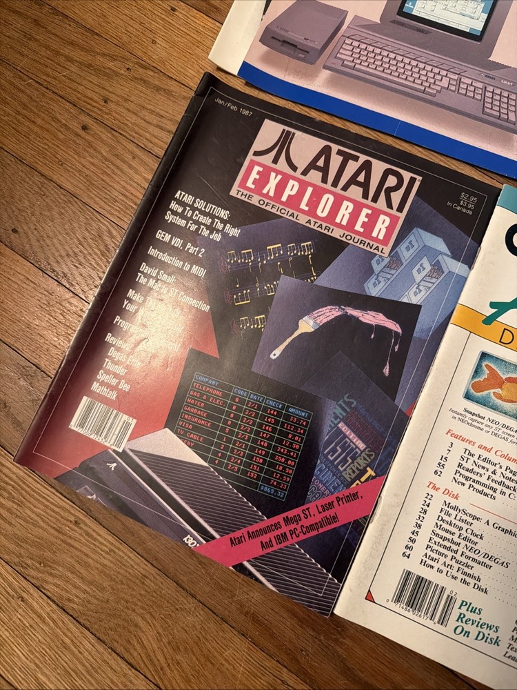 Atari ST Computer Owner's Manual Magazines Sourcebook Inserts & More - Huge Lot