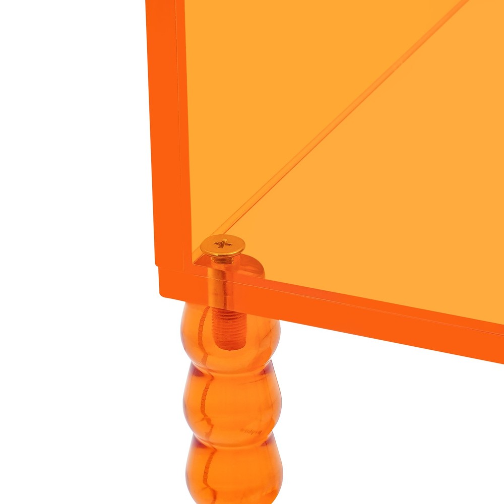 Acrylic End Table Side Table With Storage Couch Table Bedside Table For Dorm