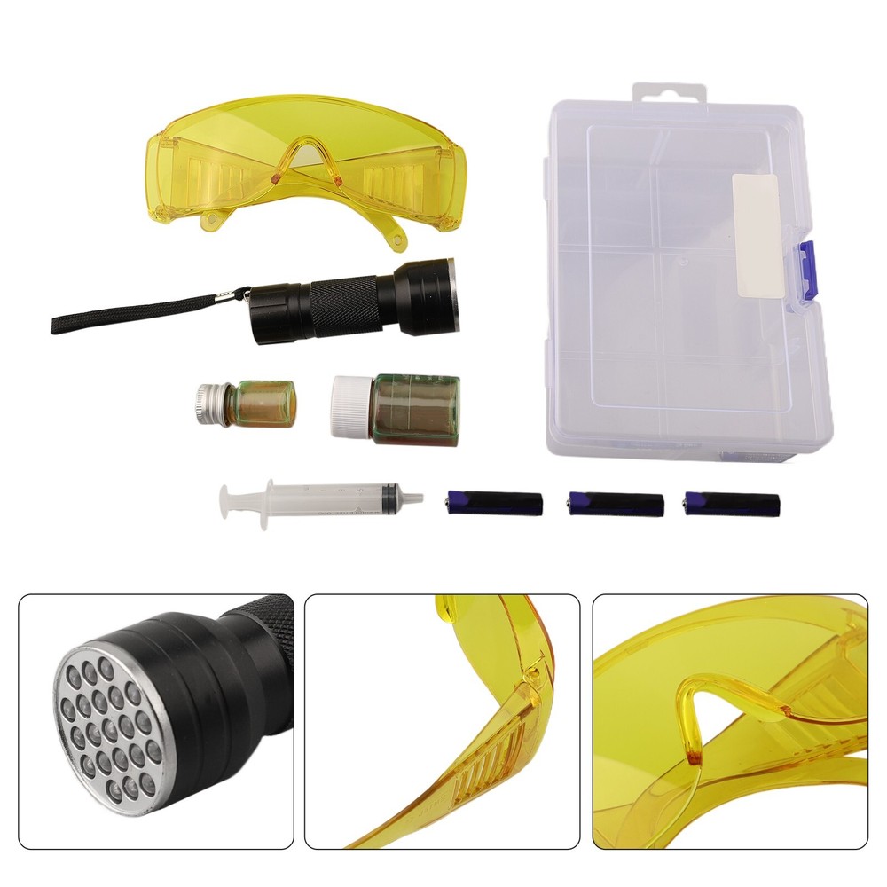 Easy to Use UV Flashlight Kit for AC Leak Testing Perfect for Refrigeration