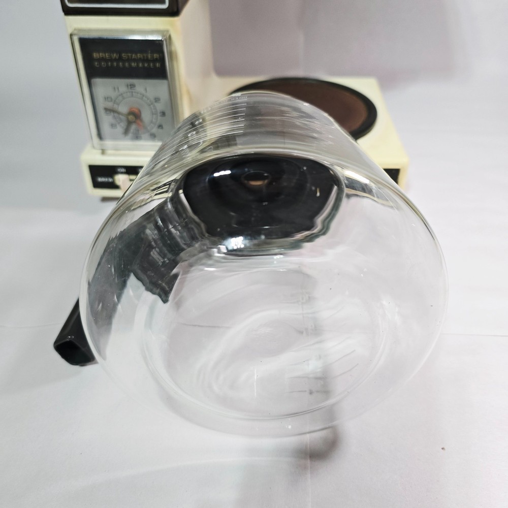 Vintage GE Brew Starter 10700 12 Cup Automatic Drip Coffee Maker Timer 1970s