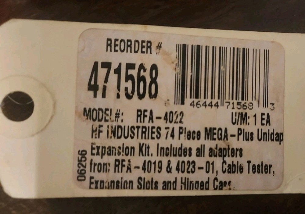 RF Connectors RFA-4022 UNIDAPT Mega-Plus Kit