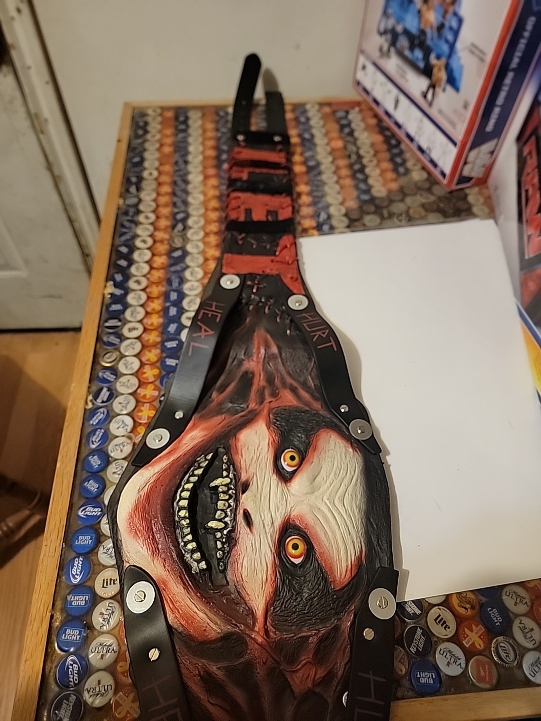 WWE OFFICIAL AUTHENTC REPLICA THE FIEND BRAY WYATT WORLD TITLE BELT