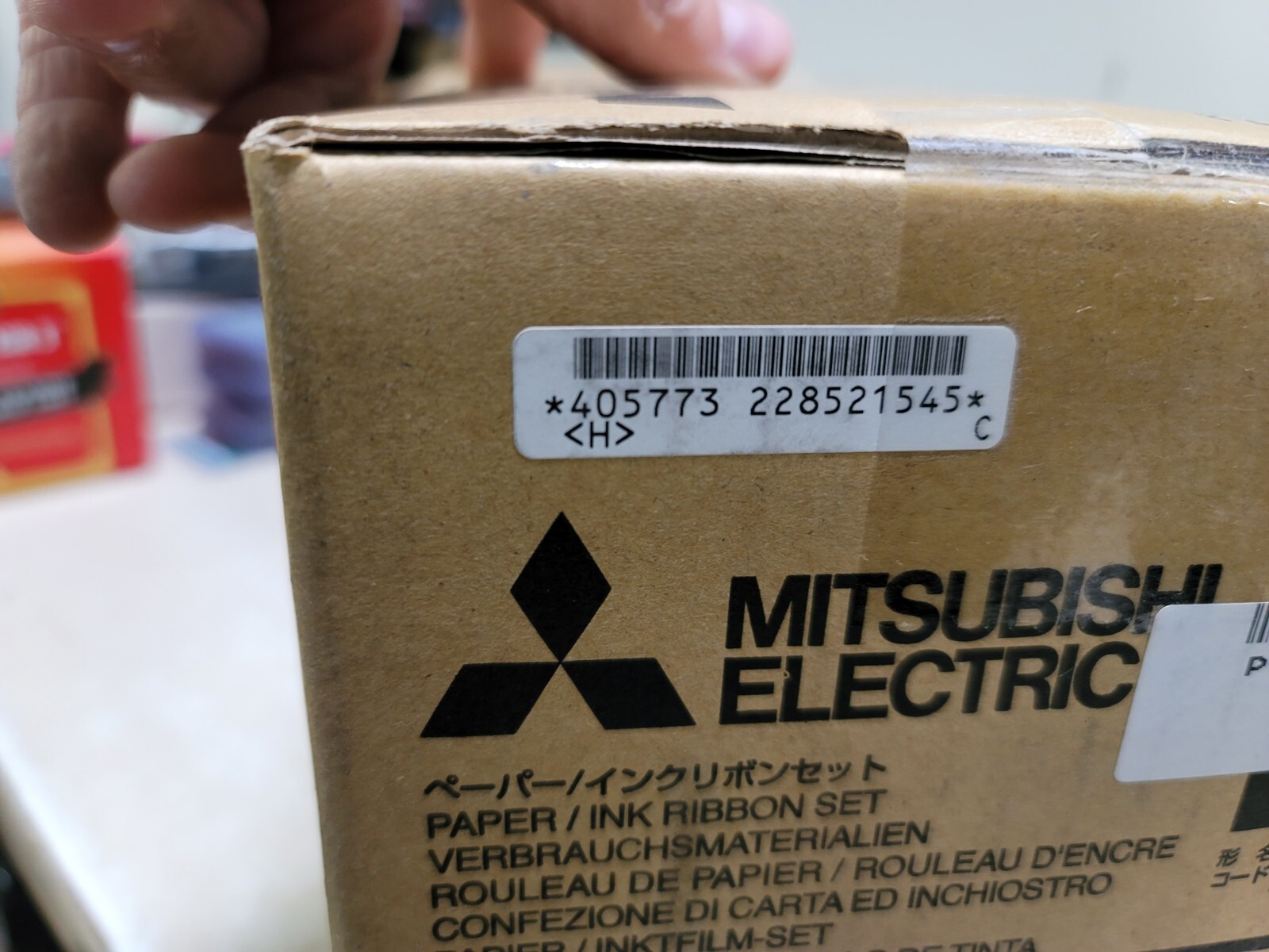 Mitsubishi Electric CK9035 Paper / Ink Ribbon Set - 9 X 13