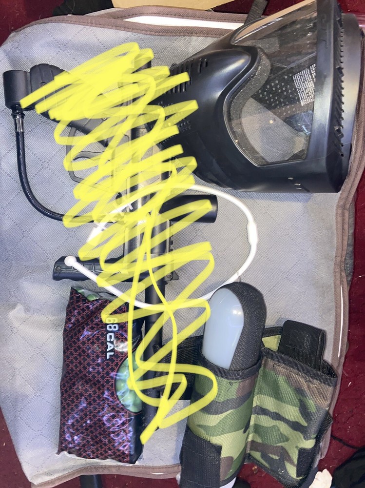 Tippman used paintball gun package