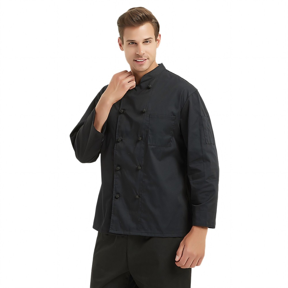 TOPTIE Unisex 10 Knot Button Chef Coat