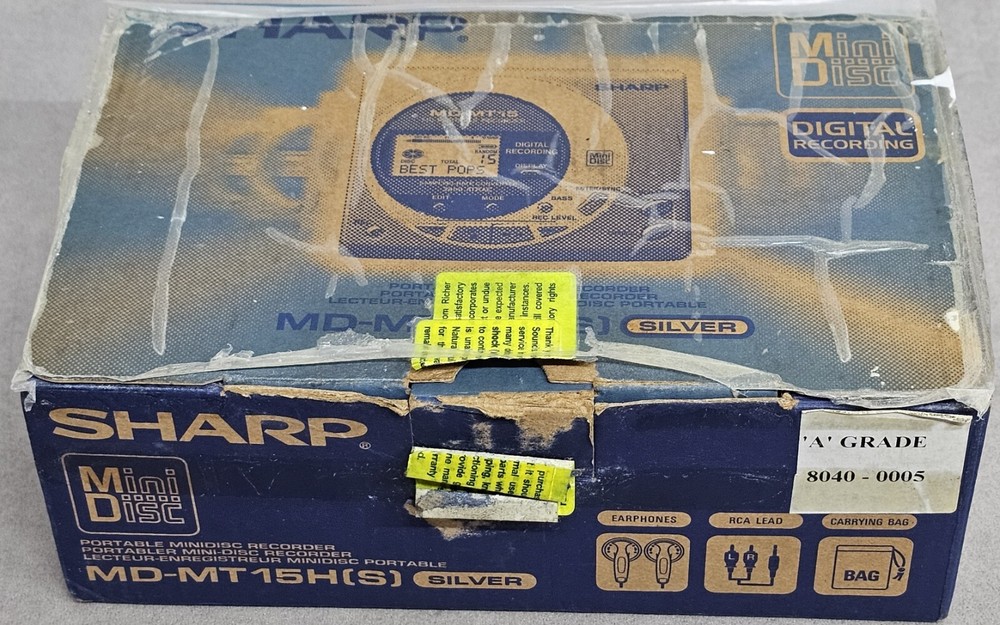 Sharp Mini Disc Portable MD-MT15H