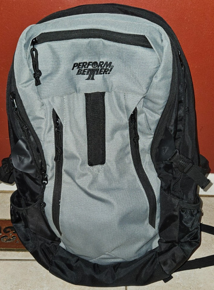 fitness PERFORM BETTER !  BACKPACK  gray / black